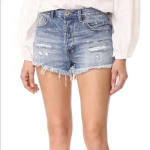 One Teaspoon Jean Shorts